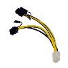 Comfluid CAVO ADATTATORE ALIMENTAZIONE SCHEDA VIDEO 8/6 PIN POWER-X (CAV-054)